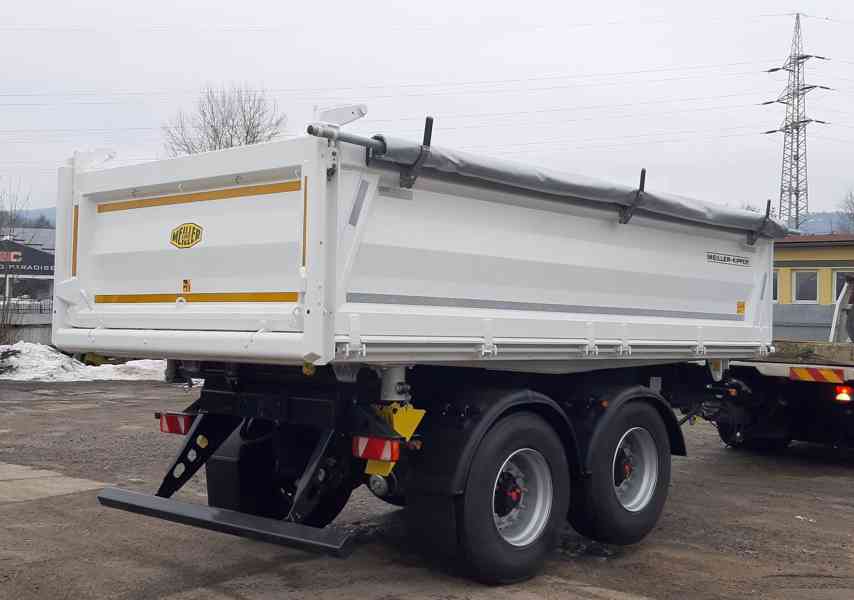 Sklápěcí přívěs MEILLER / ZVEDACÍ NÁPRAVA / plachta / SmartB - foto 7