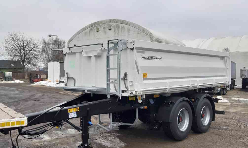 Sklápěcí přívěs MEILLER / ZVEDACÍ NÁPRAVA / plachta / SmartB - foto 5