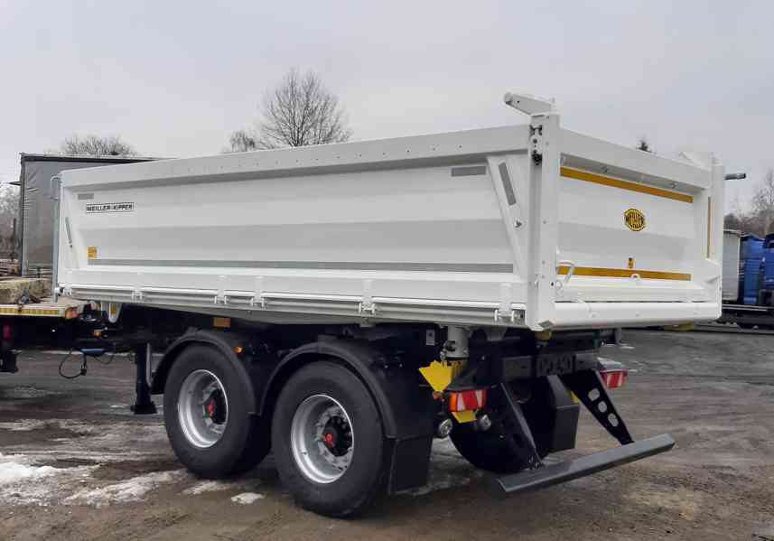 Sklápěcí přívěs MEILLER / ZVEDACÍ NÁPRAVA / plachta / SmartB - foto 6