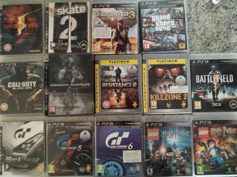 Ps 3 + 3 ovladače, hry a volant  - foto 3