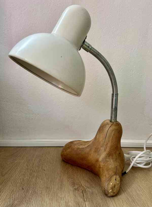 UPCYCLING el lampa AUTORSKÝ ORIGINÁL ocel bílá TOP kousek! - foto 3