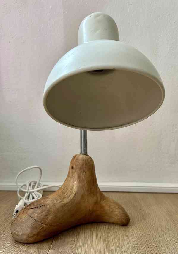 UPCYCLING el lampa AUTORSKÝ ORIGINÁL ocel bílá TOP kousek! - foto 2