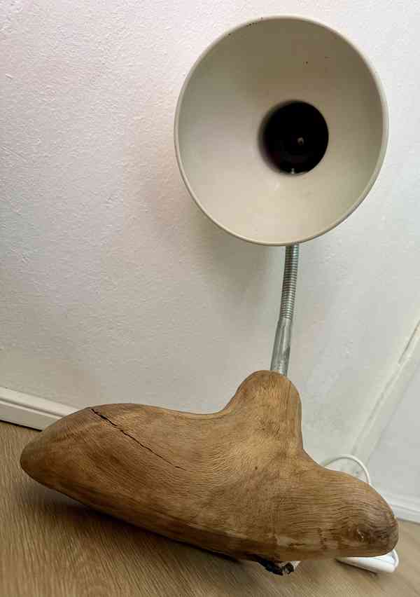 UPCYCLING el lampa AUTORSKÝ ORIGINÁL ocel bílá TOP kousek! - foto 5