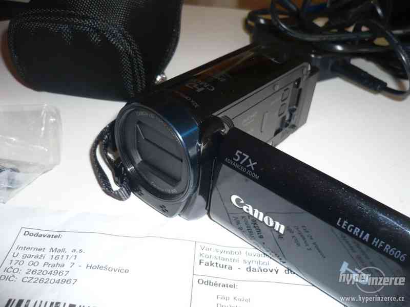 Kamera Canon Legria HF R606 + příslušenství+obal+2x SDHC - foto 2