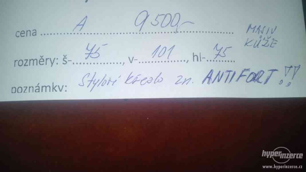 STAROŽITNÉ KŘESLO ZN.ANTIFORT - foto 5