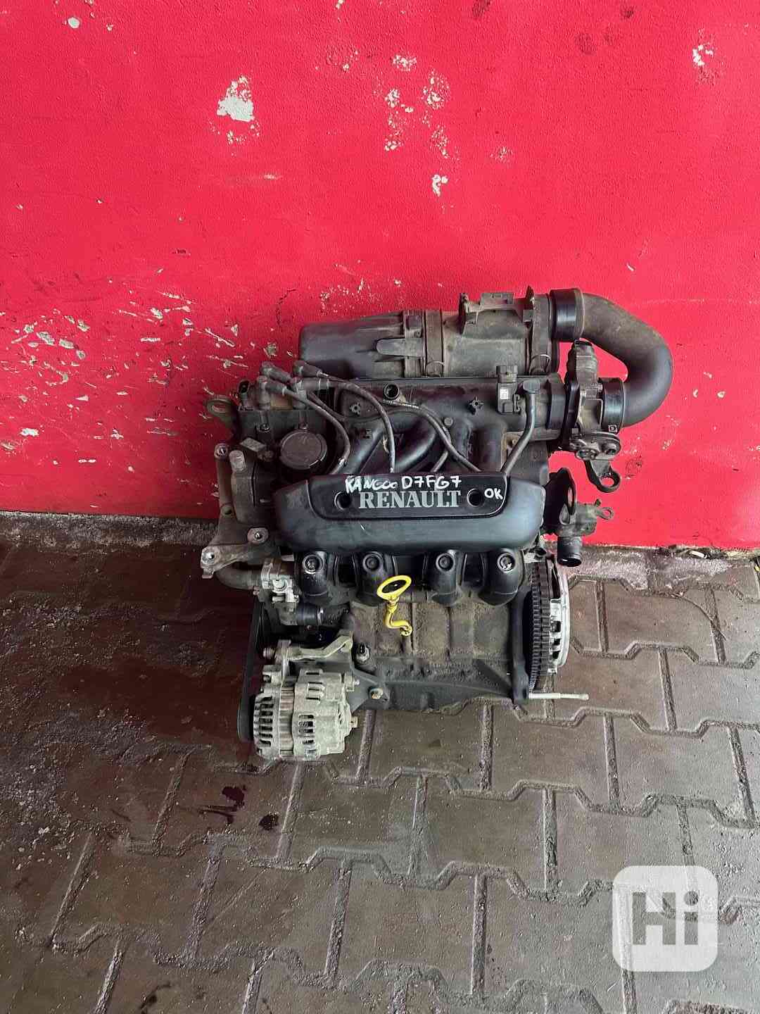 Motor 1,2i Renault 43KW D7F Clio Kangoo Kompletní - foto 1