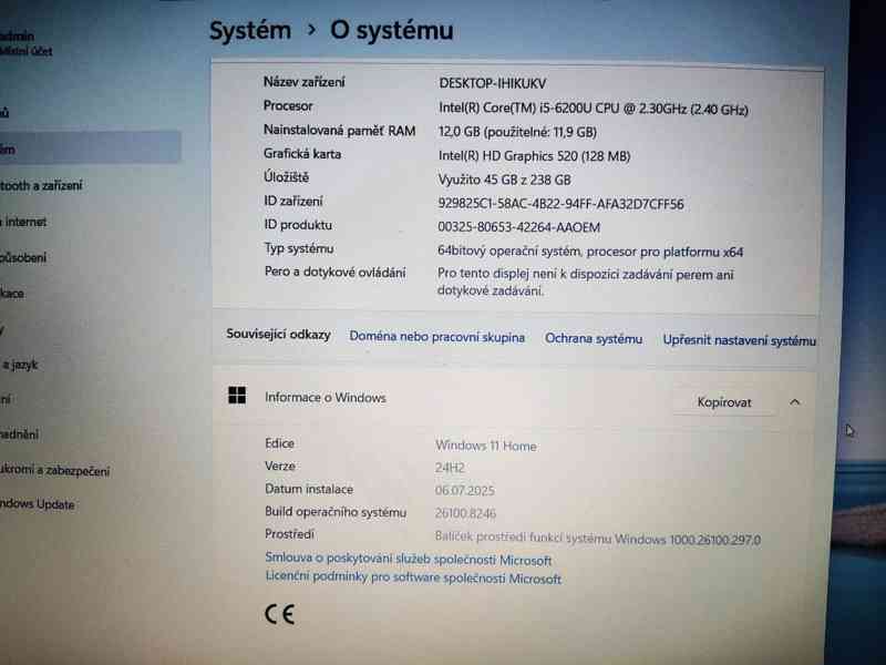 Prodám notebook HP 250 G5, 15,6", procesor i5, 12 GB RAM, 25 - foto 10