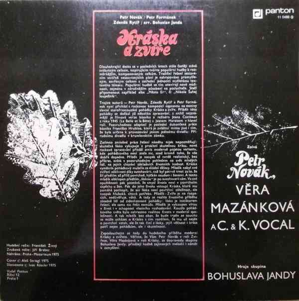 Petr Novák – Kráska a Zvíře (LP) - foto 2