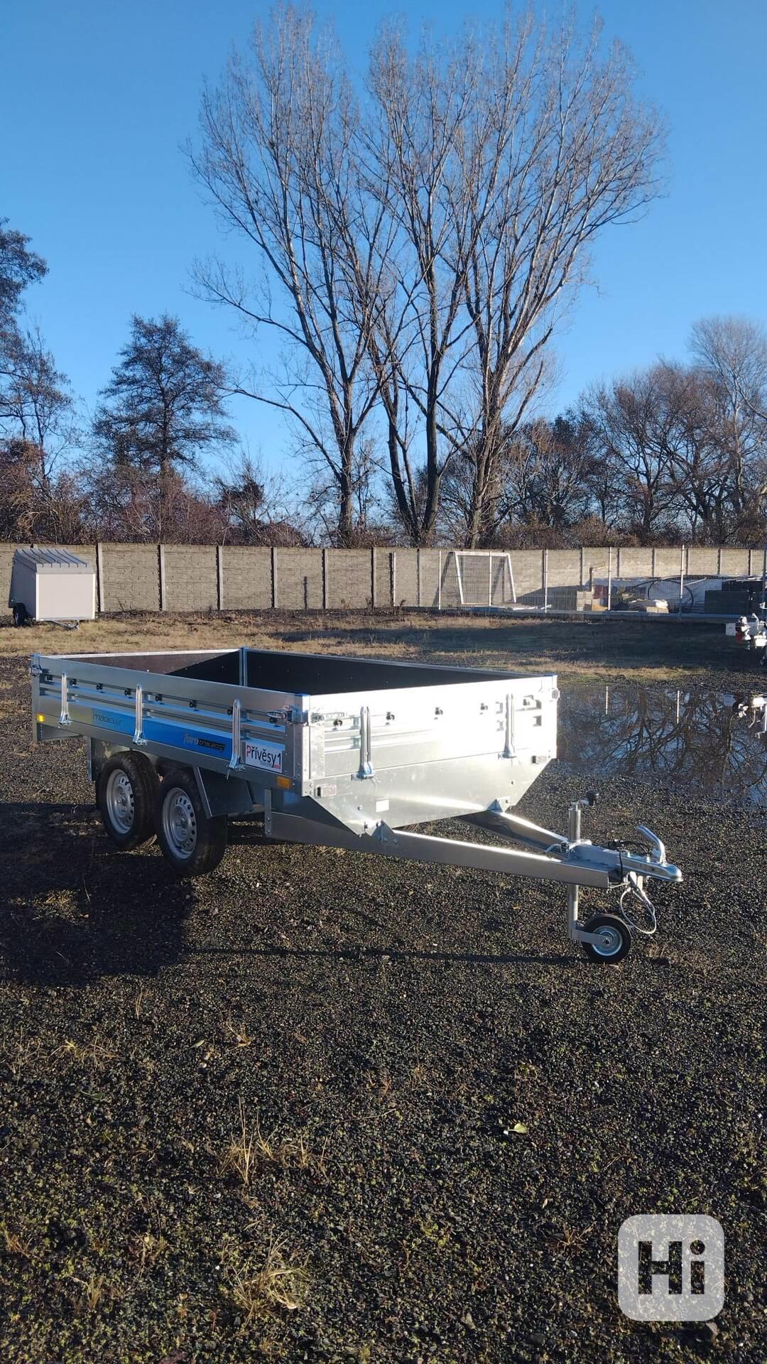 Přívěsný vozík FARO Magicus 300/2 750kg vyztužené bočnice - foto 1