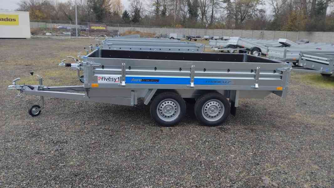 Přívěsný vozík FARO Magicus 300/2 750kg vyztužené bočnice - foto 5