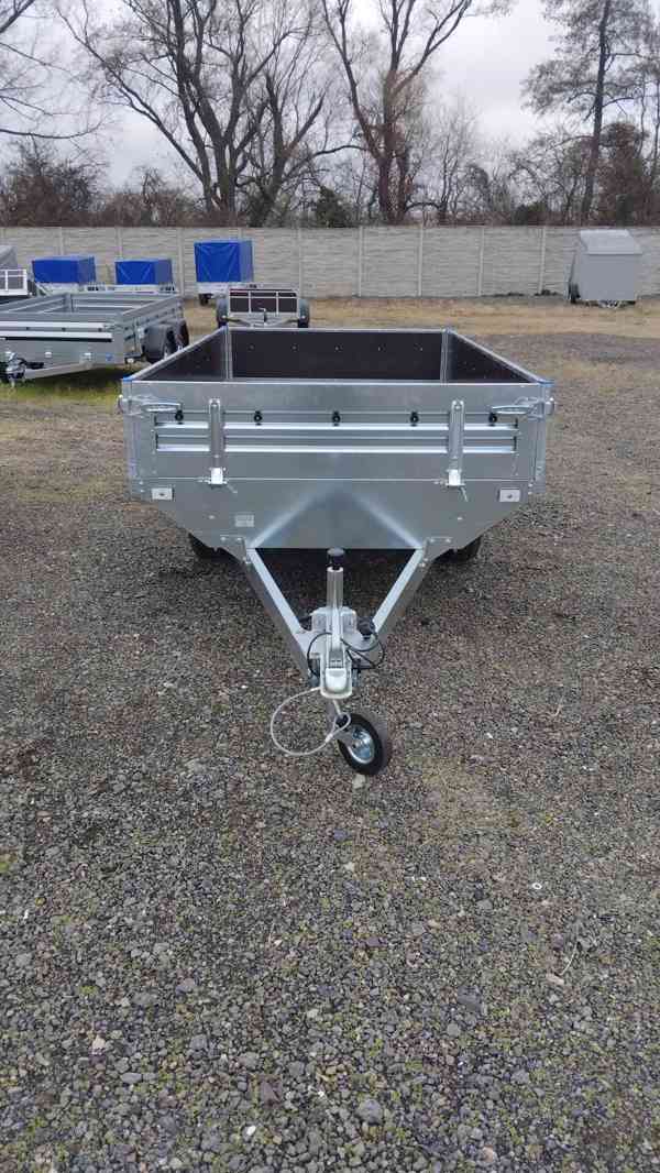 Přívěsný vozík FARO Magicus 300/2 750kg vyztužené bočnice - foto 6