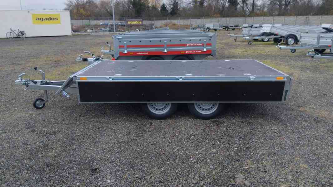 Přívěsný vozík FARO Magicus 300/2 750kg vyztužené bočnice - foto 3