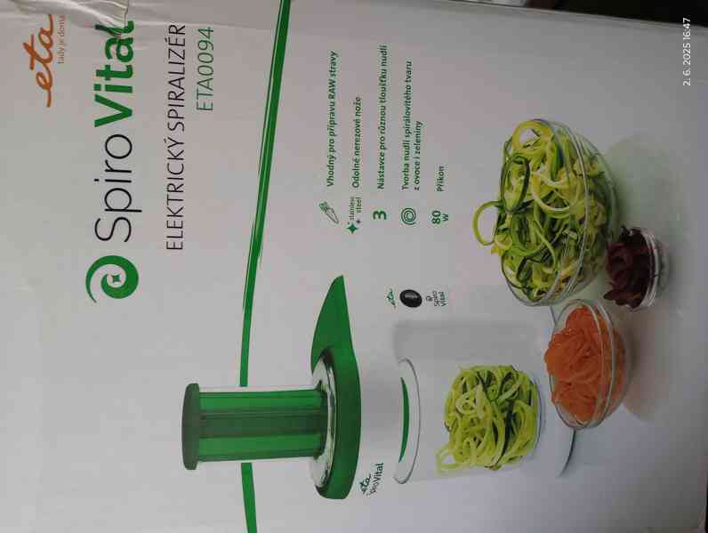 Elektrický spiralizér (cena včetně dopravy) - foto 4