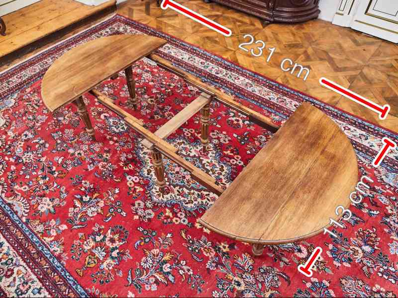 Rozkládací dubový stůl Gate Leg Table  - foto 15