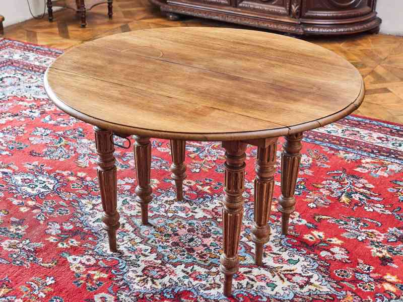 Rozkládací dubový stůl Gate Leg Table  - foto 3