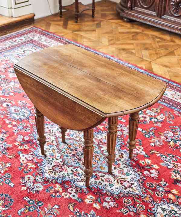 Rozkládací dubový stůl Gate Leg Table  - foto 4