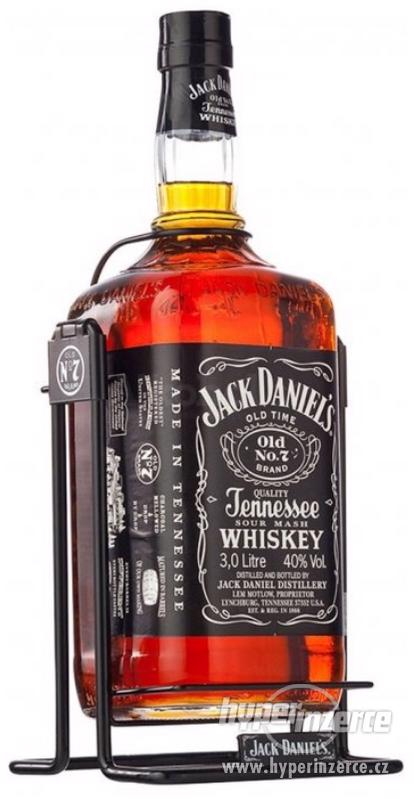 Koupím prázdnou či plnou láhev Jack Daniel's 3L 3 litry - foto 1
