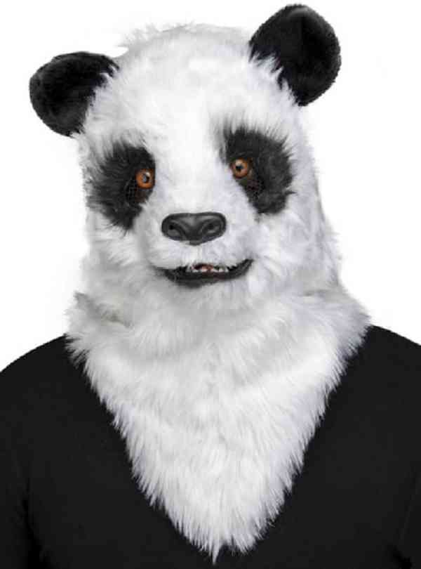 Prodám zvířecí masku "Panda" s otevírací tlamou. Cena 500 Kč - foto 4
