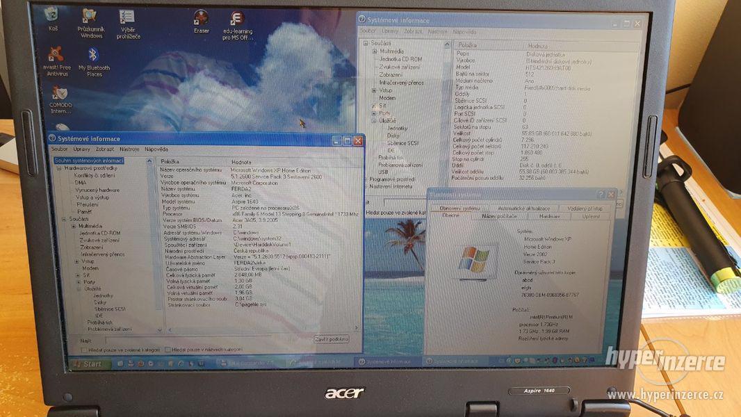notebook Acer Aspire 1642WLMi - foto 8