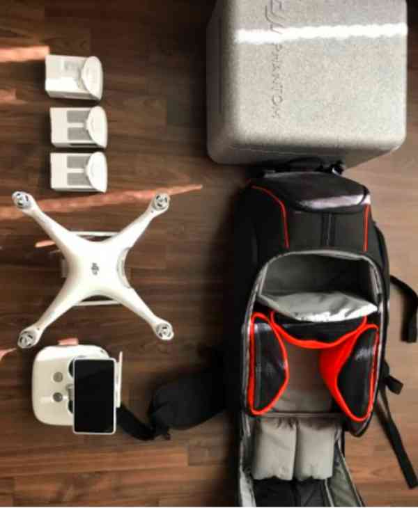 DJIPhantom 4 Pro+, Manfrotto Drone Backpack D1,+3 Baterie - foto 4