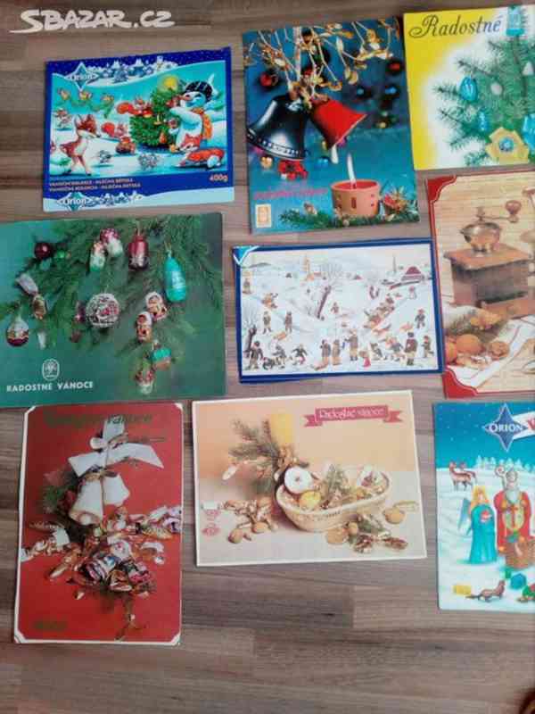 vánoční kolekce , čokoládičky z nich  ČSSR - foto 2