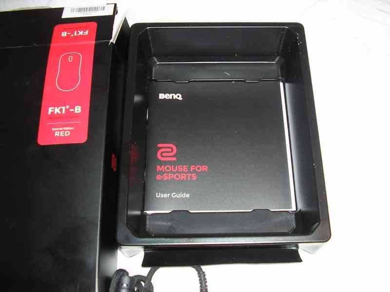 Herní myš BenQ ZOWIE FK1-B RED Special Edition V2 červená - foto 2