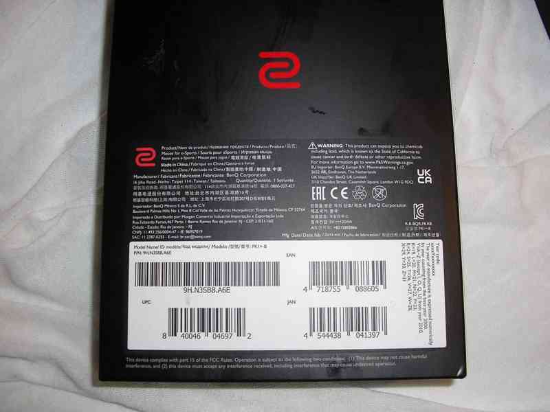 Herní myš BenQ ZOWIE FK1-B RED Special Edition V2 červená - foto 5