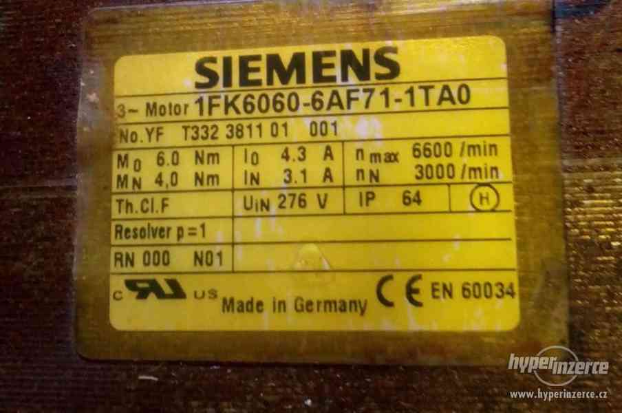 Servomotor Siemens 1fk6060-6AF71-1TA0 + měnič - foto 3