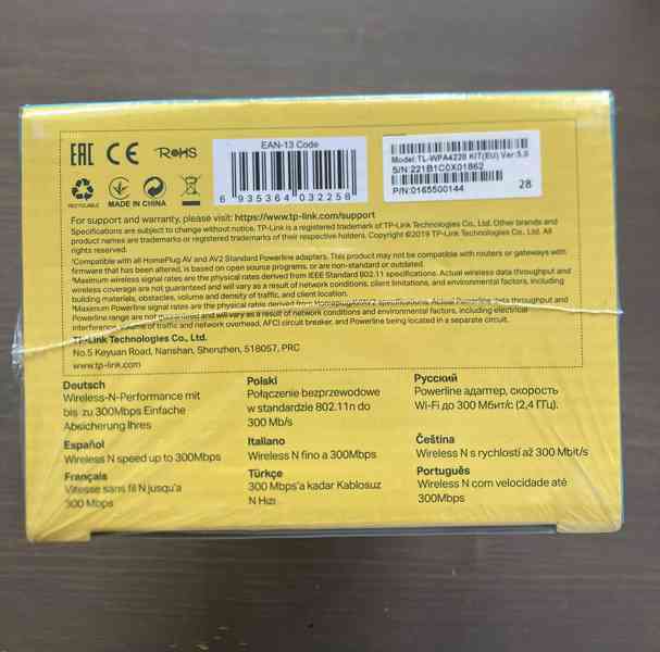 Nový set tp-link AV600 Powerline Wi-Fi Kit - foto 6