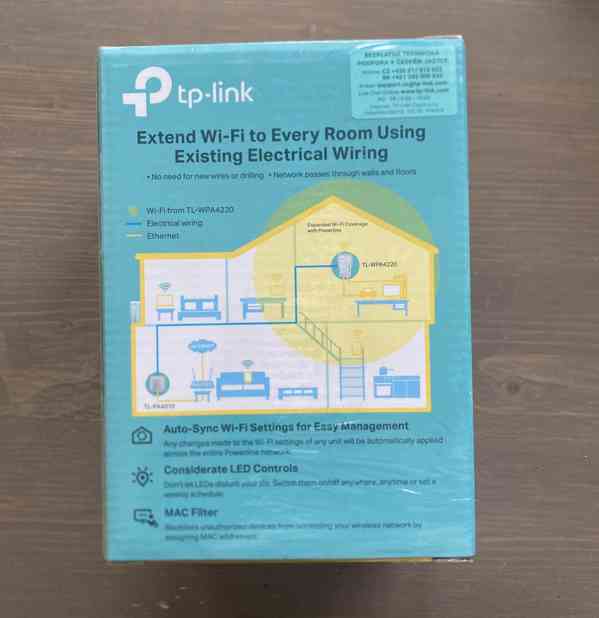 Nový set tp-link AV600 Powerline Wi-Fi Kit - foto 5