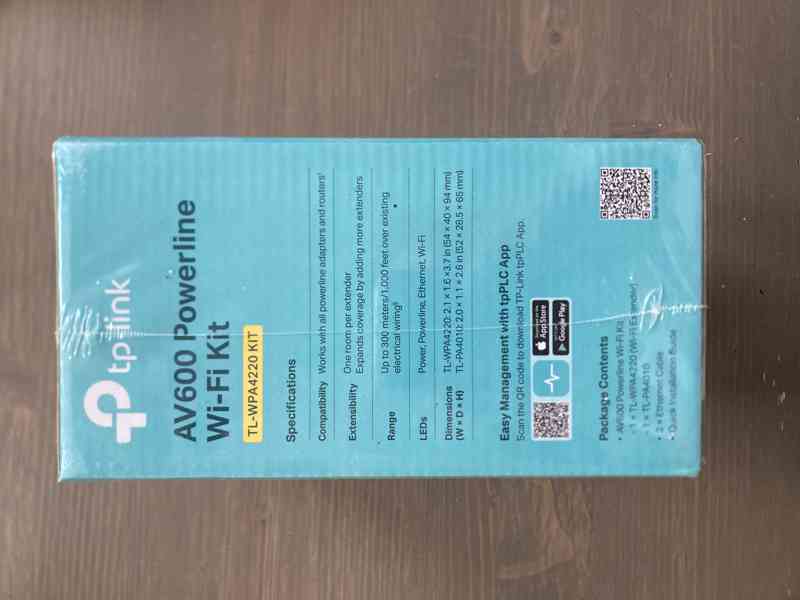 Nový set tp-link AV600 Powerline Wi-Fi Kit - foto 4