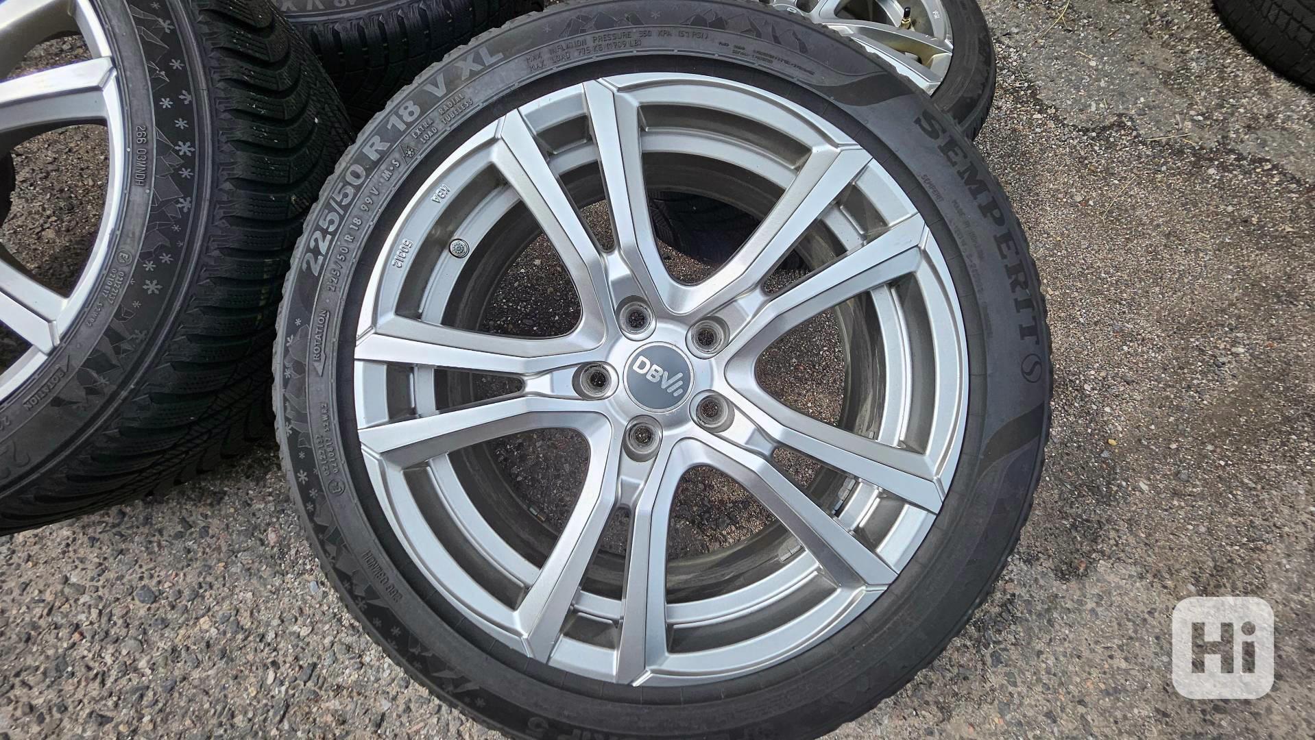 🛞 Alu kola 5×114,3 R18 + pneu Semperit 225/50 R18 (98 %) +  - foto 1