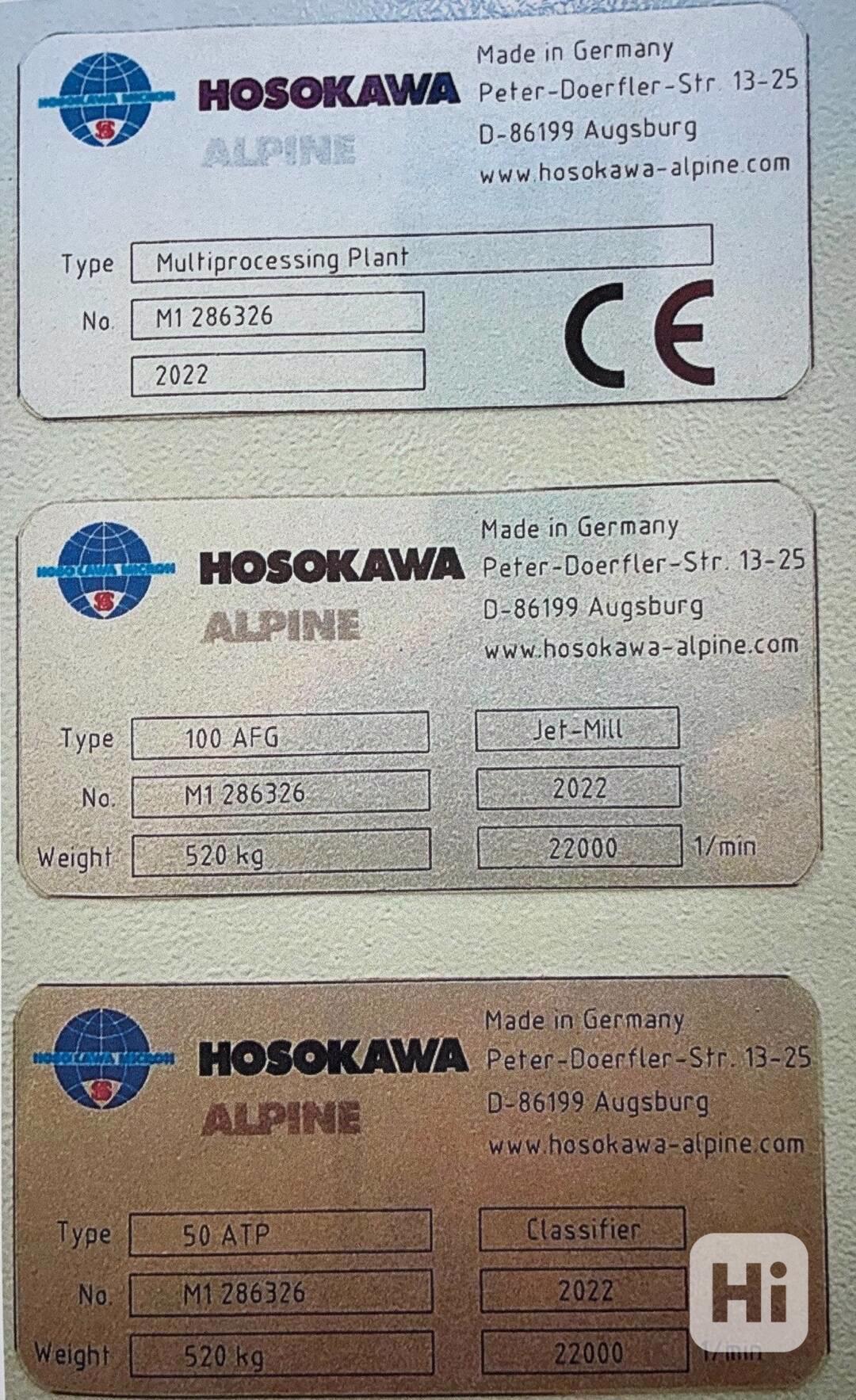 Tryskový mlýn AFG 100 s příslušenstvím – elektronická aukce - foto 1