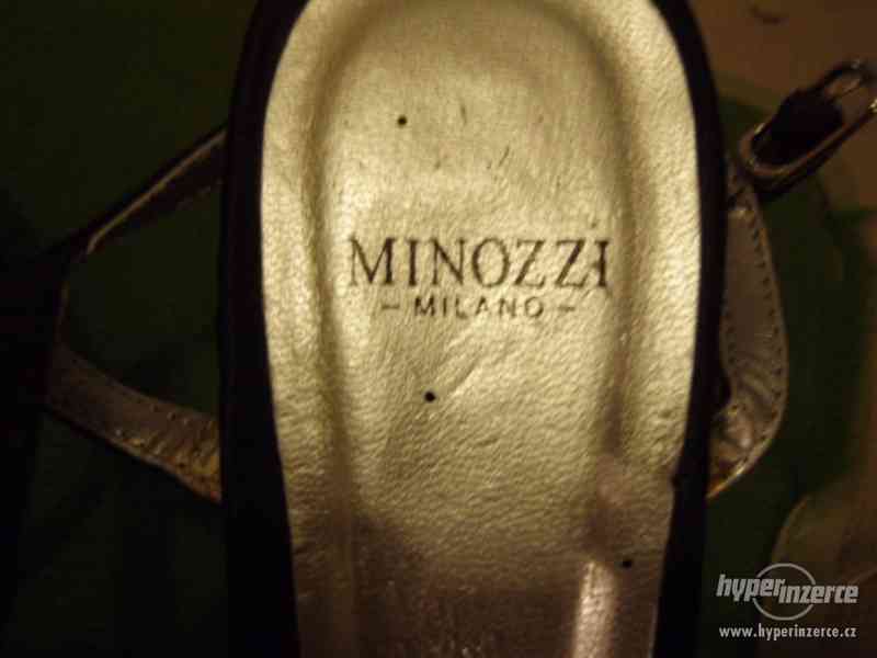 ITALSKÉ LODIČKY BEZ PATY MINOZZI MILANO č 37 NOVÉ - foto 4