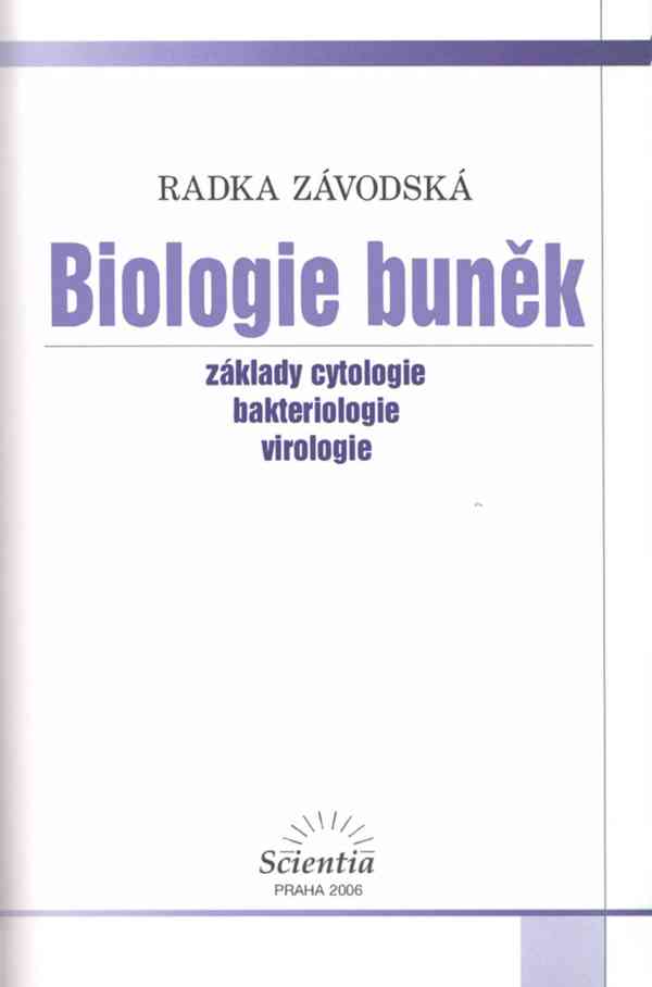 Biologie buněk – Závodská v PDF, e-kniha - foto 2