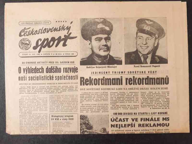  Československý sport 14. 8. 1962  - foto 1