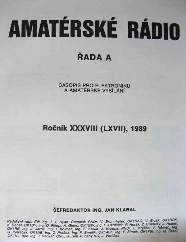 Amatérské Radio řada A - foto 3