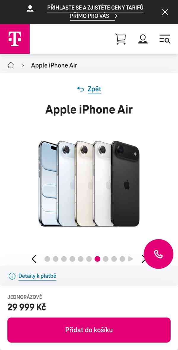 NOVÝ Apple iPhone Air 256 GB - foto 2