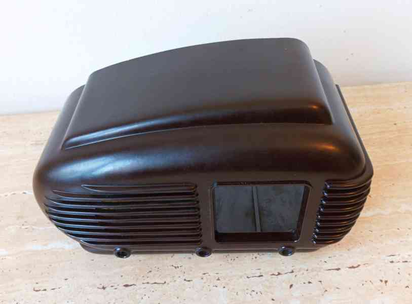 Bakelitová bednička pro rádio Talisman 308U, krásný stav  - foto 2