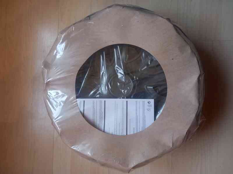 Poklice STRATOS 14 silver/black / sada 4ks ,nové nepoužité - foto 4