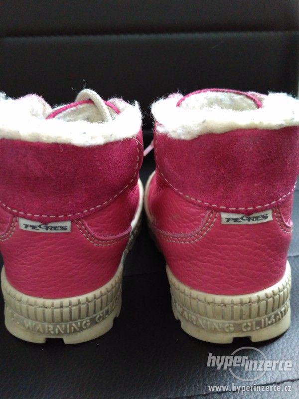 Dětská zimní obuv PEGRES vel.21 - foto 3