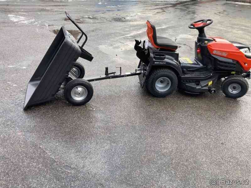 Vozík za zahradní traktor,čtyřkolku - foto 1