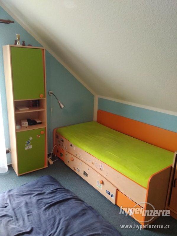 Kompletní dětský pokoj zeleno-oranžový - foto 2