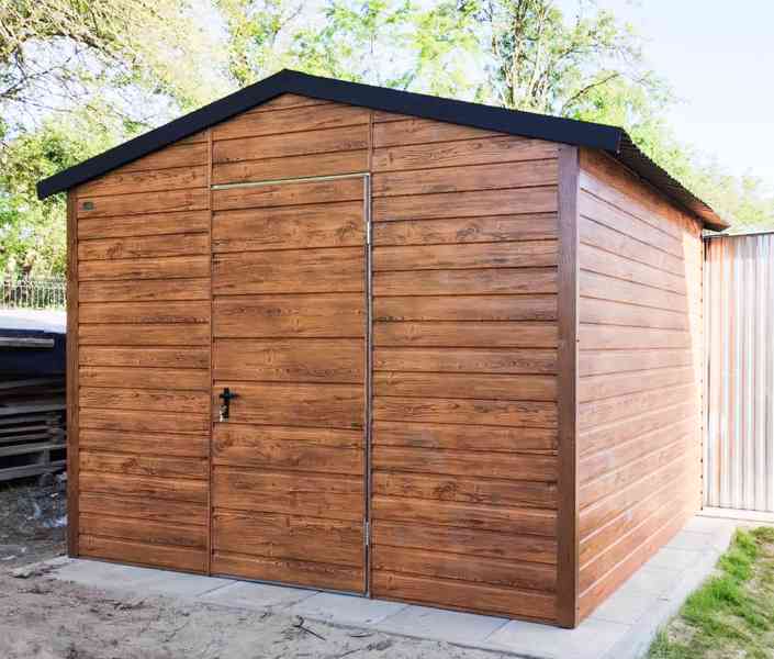 Zahradní domek 3m x 3m, sedlová střecha - dveře - TS324 - foto 3