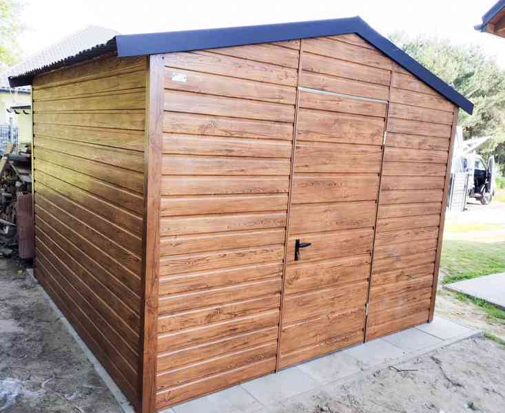 Zahradní domek 3m x 3m, sedlová střecha - dveře - TS324 - foto 4
