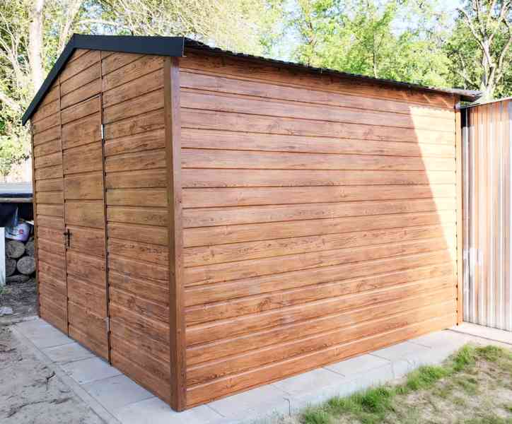 Zahradní domek 3m x 3m, sedlová střecha - dveře - TS324 - foto 5
