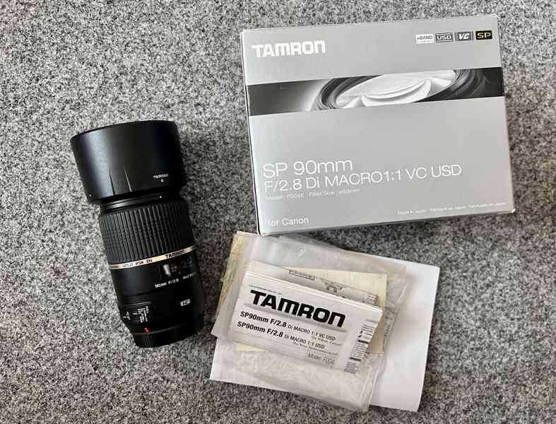 Tamron SP 90mm F/2.8 Di MACRO1:1 VC USD pro Canon  - foto 1