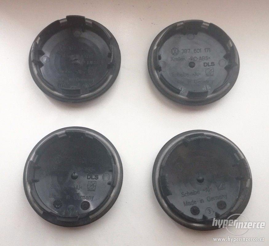 SkinoEu Compatibile Con Coprimozzo VW 5G0601171XQI 66mm Copricerchi Tappi Ruota Cerchi Lega Ricambio Nero Cr 4