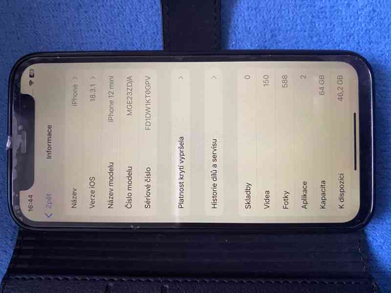 iPhone 12 Mini 64GB + pouzdro, sluchátka, wallet - foto 3