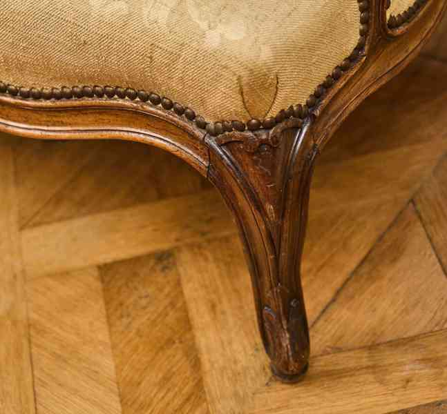 Velká starožitná sofa Ludvík XV - foto 4
